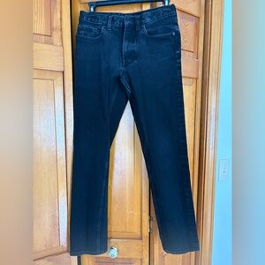 Everlane Straight-Leg Jeans in Black